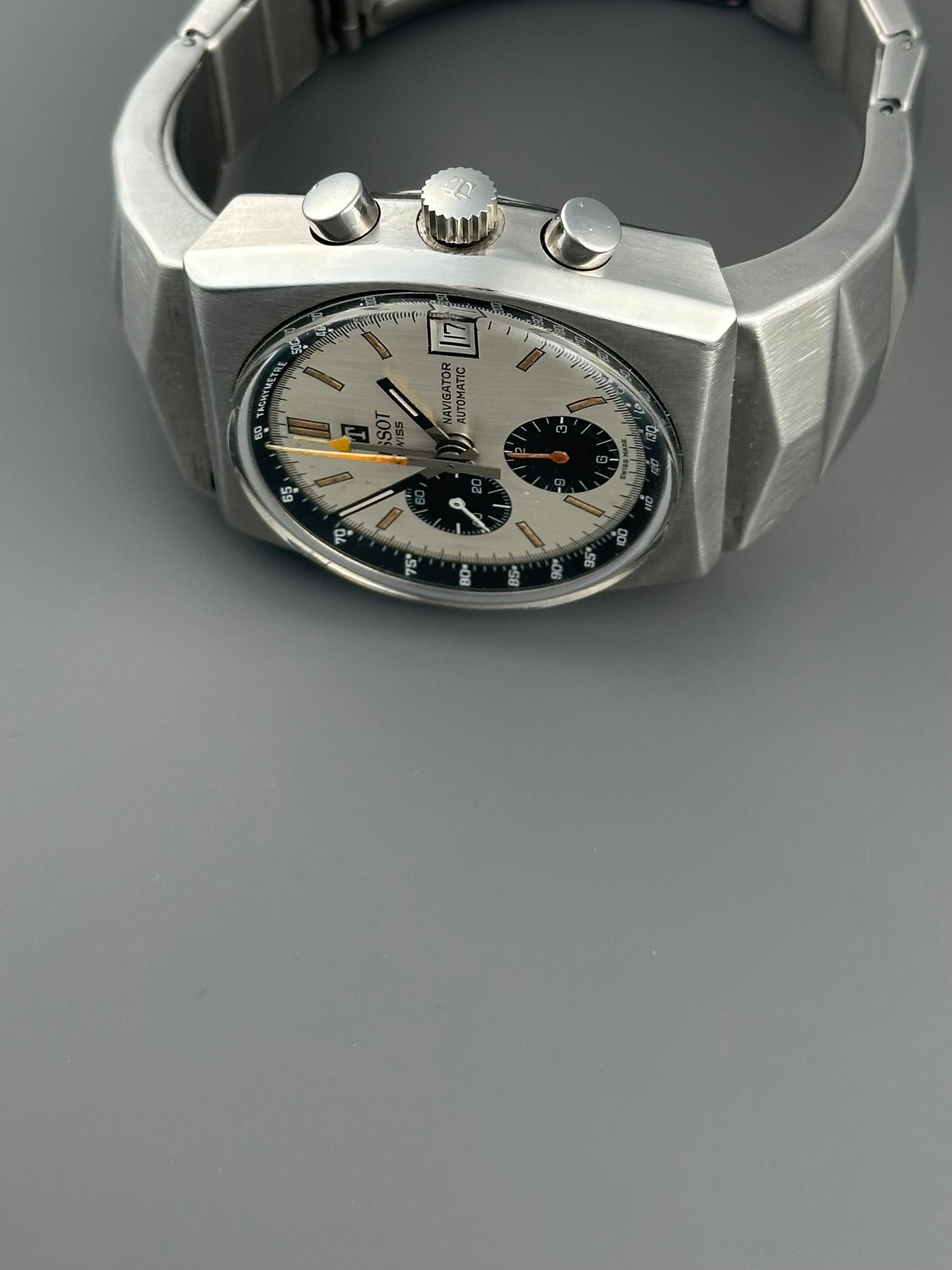 Tissot Navigator Chronograph "LOBSTER" Panda Vintage