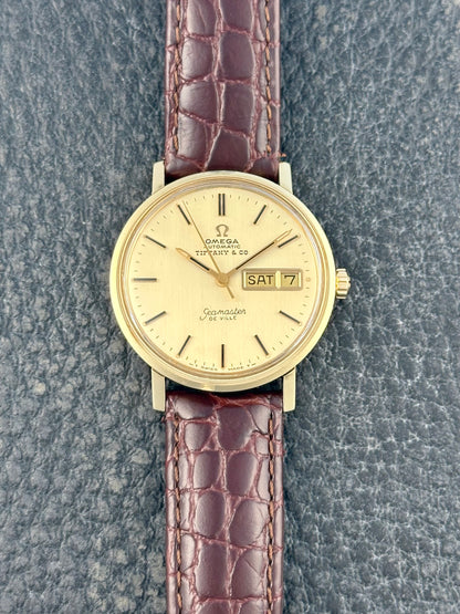 Omega Seamaster De Ville 14k Retailed by Tiffany & Co. Vintage