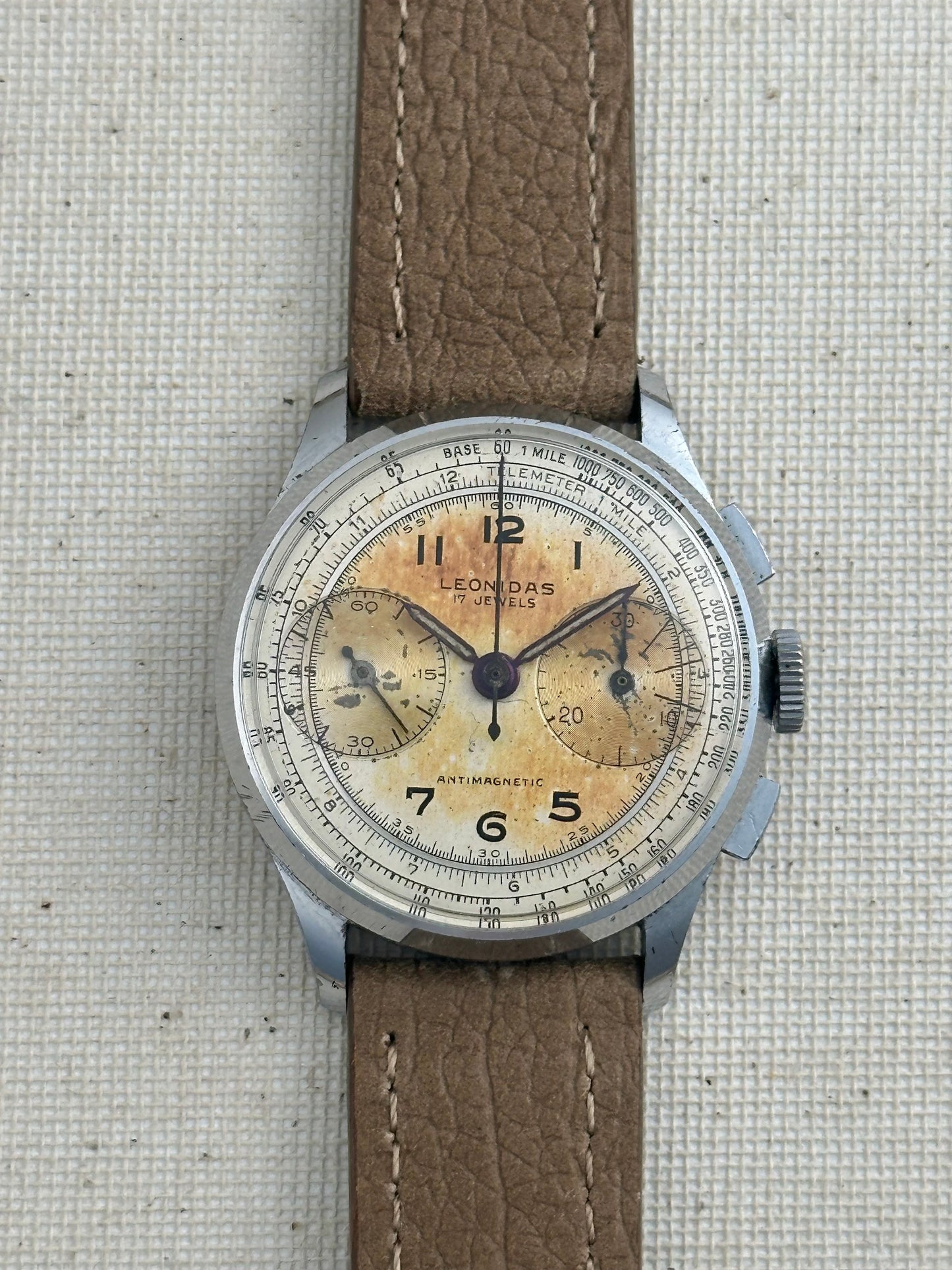 Leonidas "Big Eye" Patina Dial Vintage