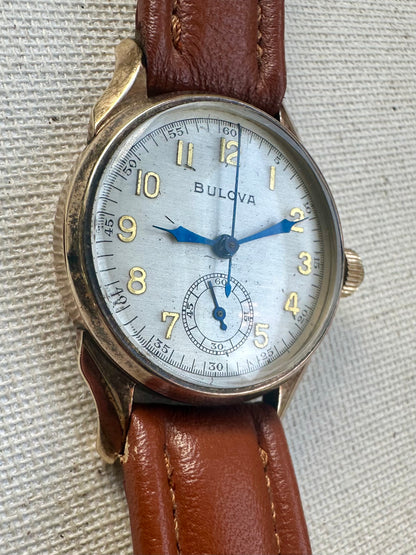 Bulova Monopusher "Stopwatch" 1940's Vintage