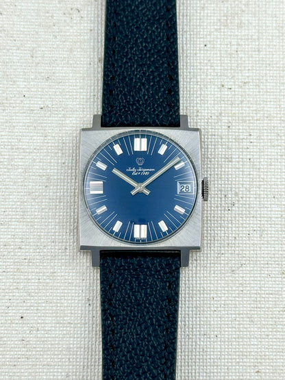 Jules Jurgenson Blue Dial Vintage