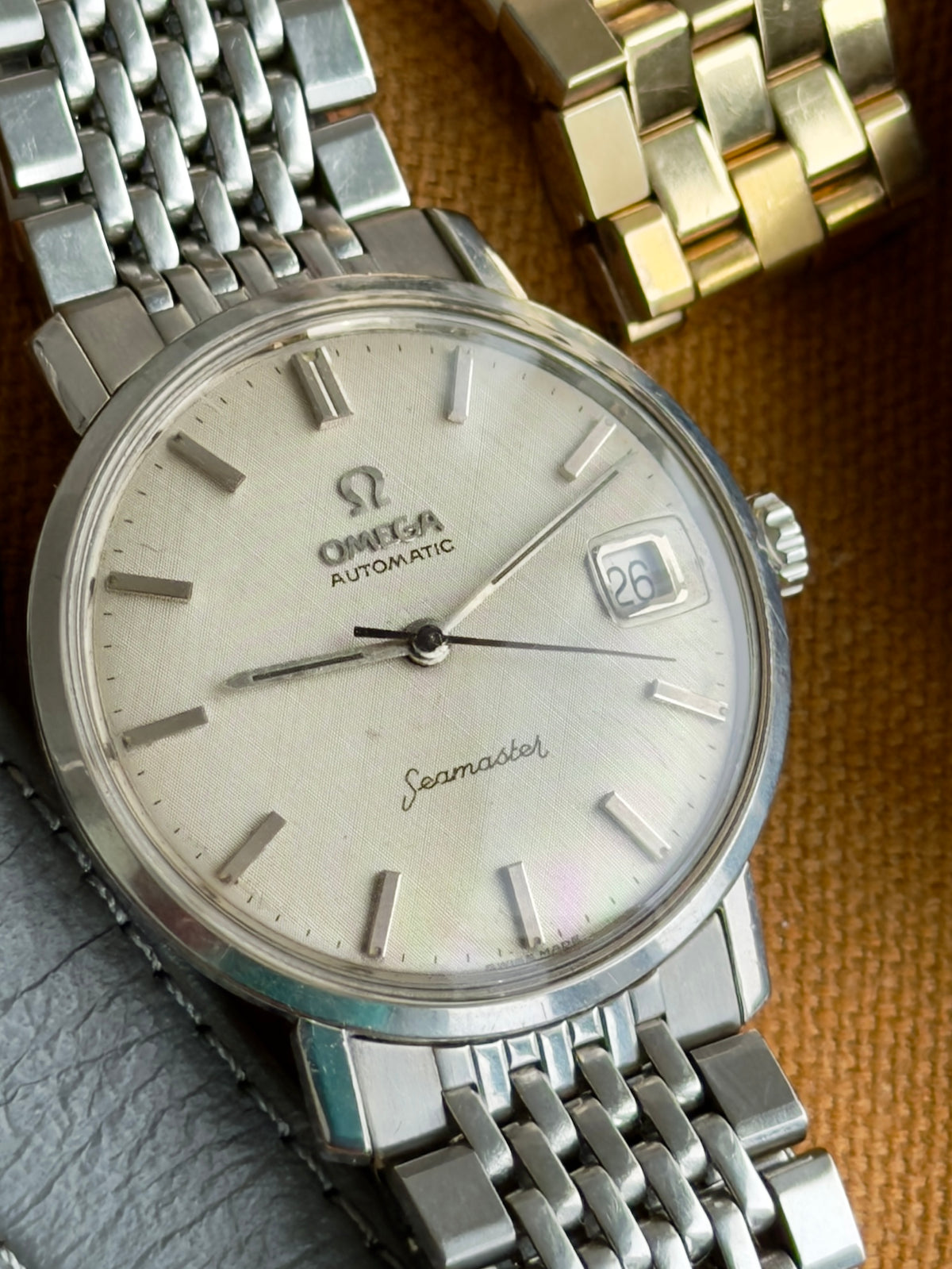 Omega Seamaster Linen Dial