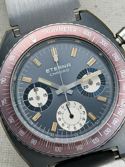 Eterna 154 FTP Chronograph Ghost Bezel Vintage