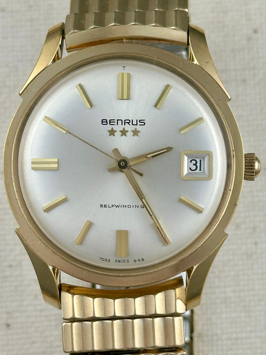 Benrus 3 Star Calendar with Box Vintage