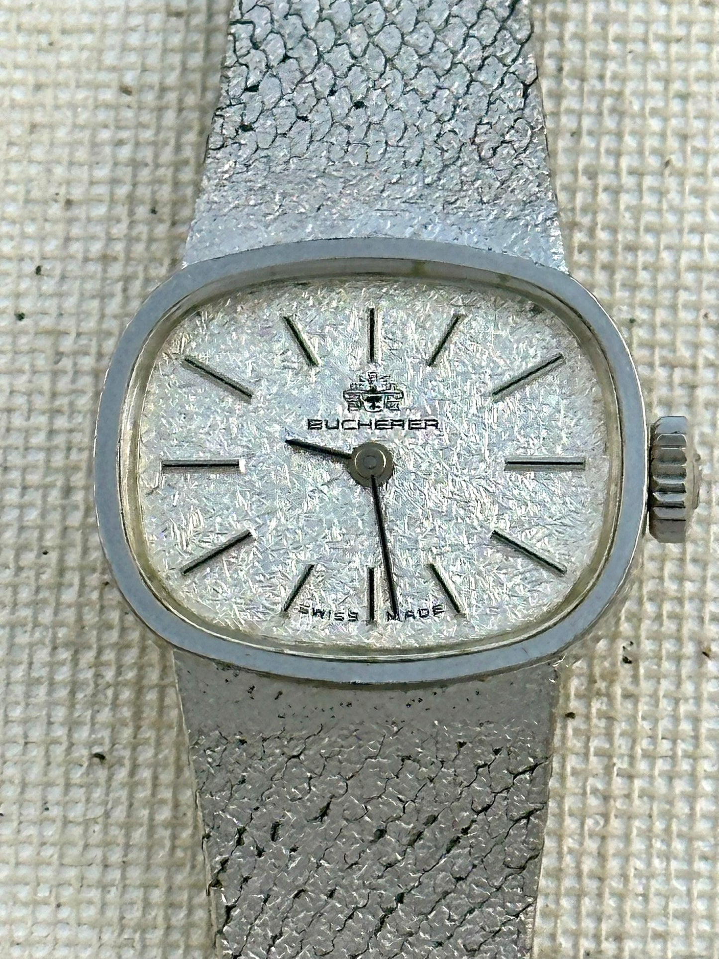Bucherer Ladies Integrated Bracelet Watch Vintage
