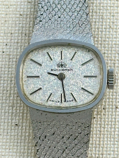 Bucherer Ladies Integrated Bracelet Watch Vintage