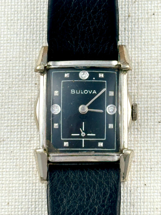 Bulova Diamond Dial Art Deco Vintage