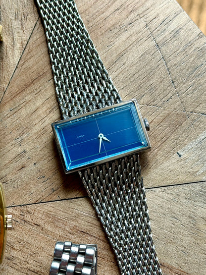 Timex Blue Block Vintage