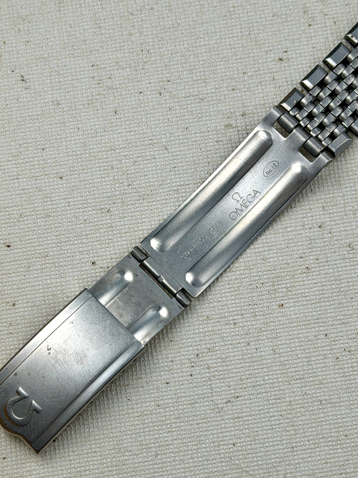 Omega Constellation Black Pie Pan - Dog Leg Lugs Vintage