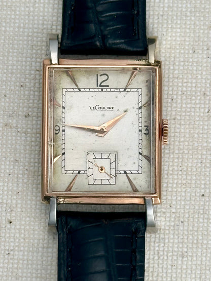 LeCoultre Rose Gold Cap Dress Tank Vintage