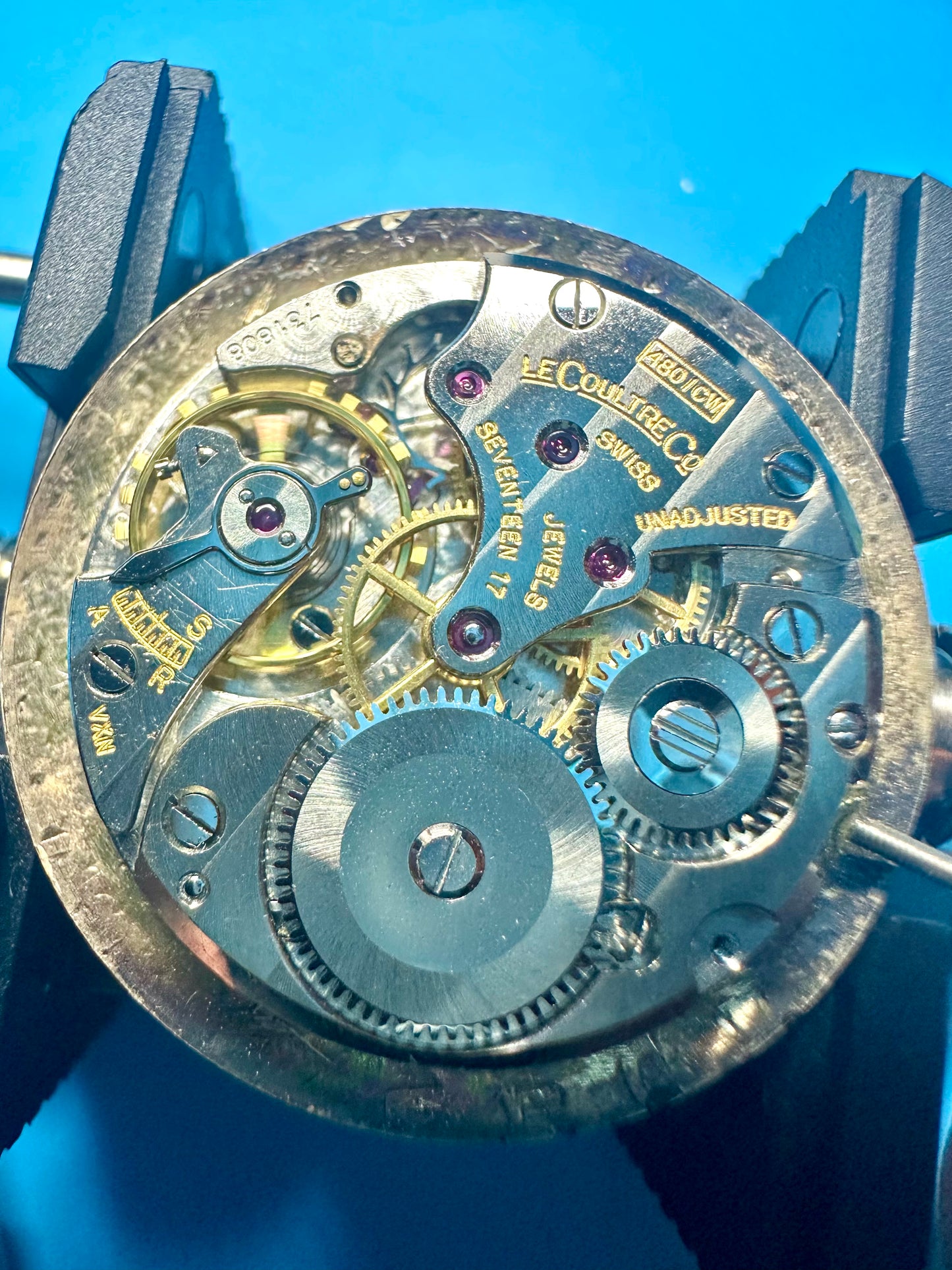 LeCoultre Fancy Lugs 18k Vintage