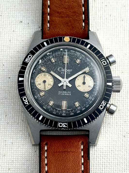 Clebar Chrono Diver Vintage Spider Dial