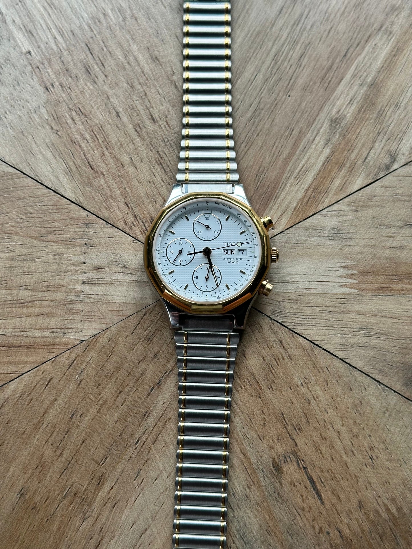 Tissot PRX Waffle Dial Neo-Vintage Stunner