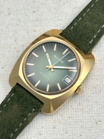 Bulova Golden Green Vintage