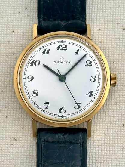 Zenith Dress Vintage White Dial Vintage