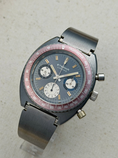 Eterna 154 FTP Chronograph Ghost Bezel Vintage