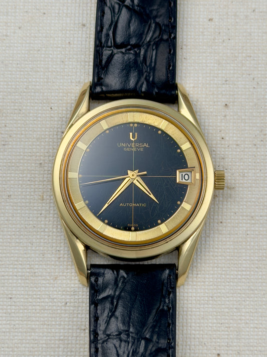 Universal Geneve Polerouter Crosshair Dial Vintage
