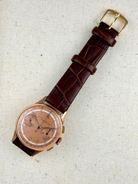 Baume Mercier Chronograph 14k Rose Gold vintage