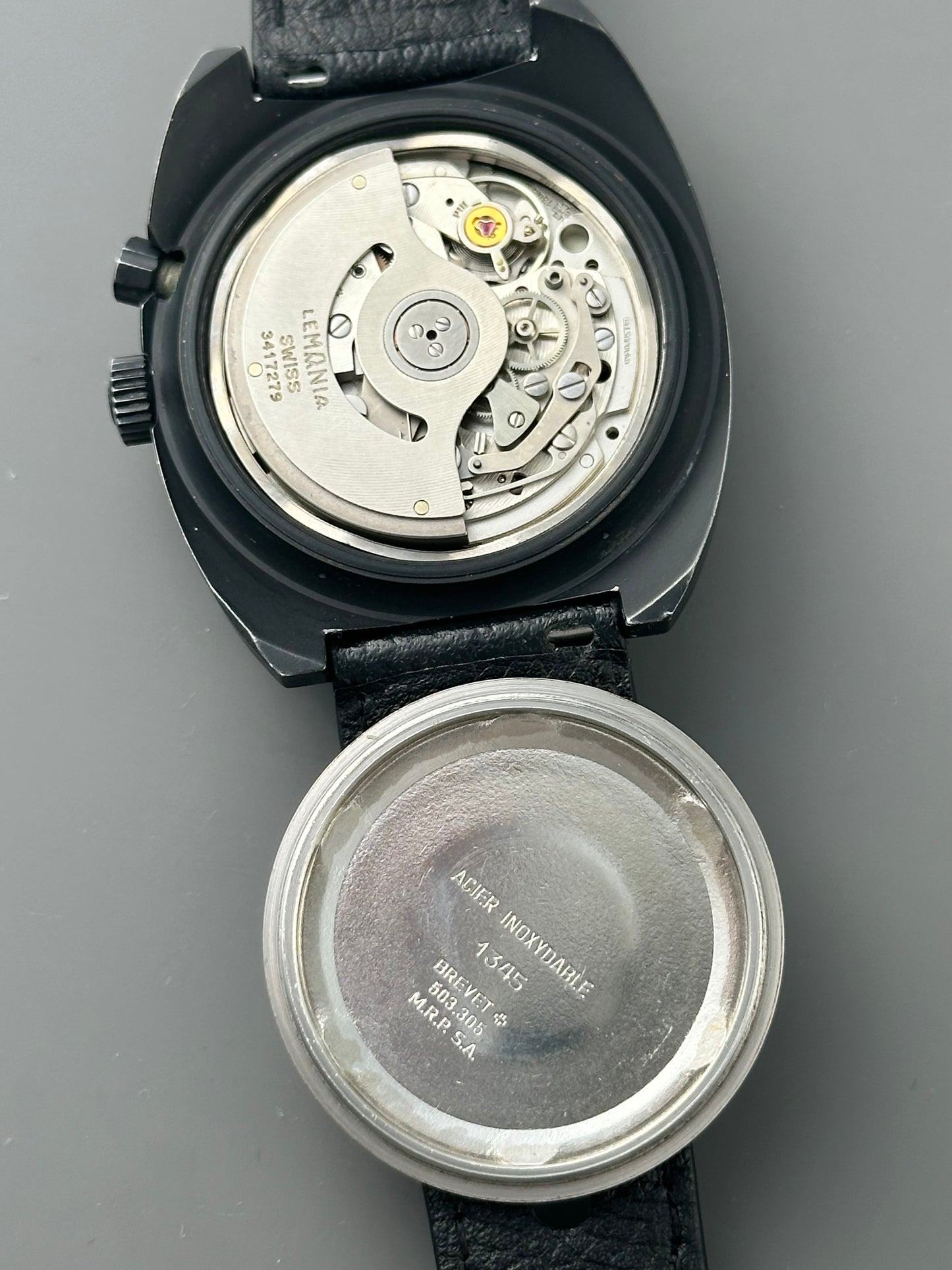 Heuer Regatta Black PVD Vintage