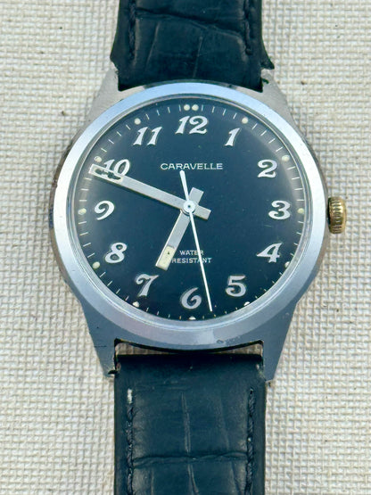 Caravelle Black Dial Vintage