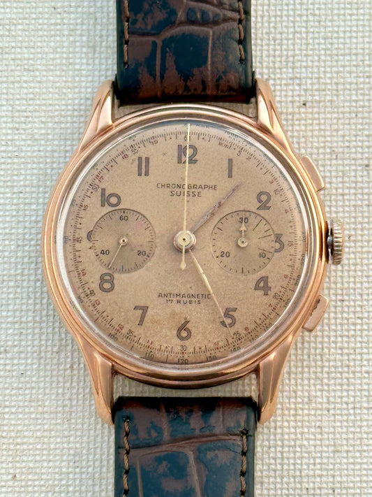 Chronographe Suisse Copper Dial Chrono Vintage