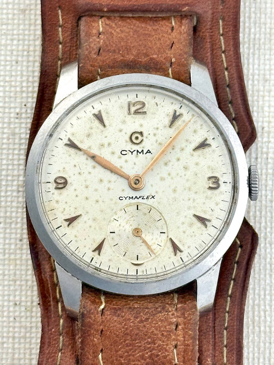 Cyma Cymaflex Patina Dial
