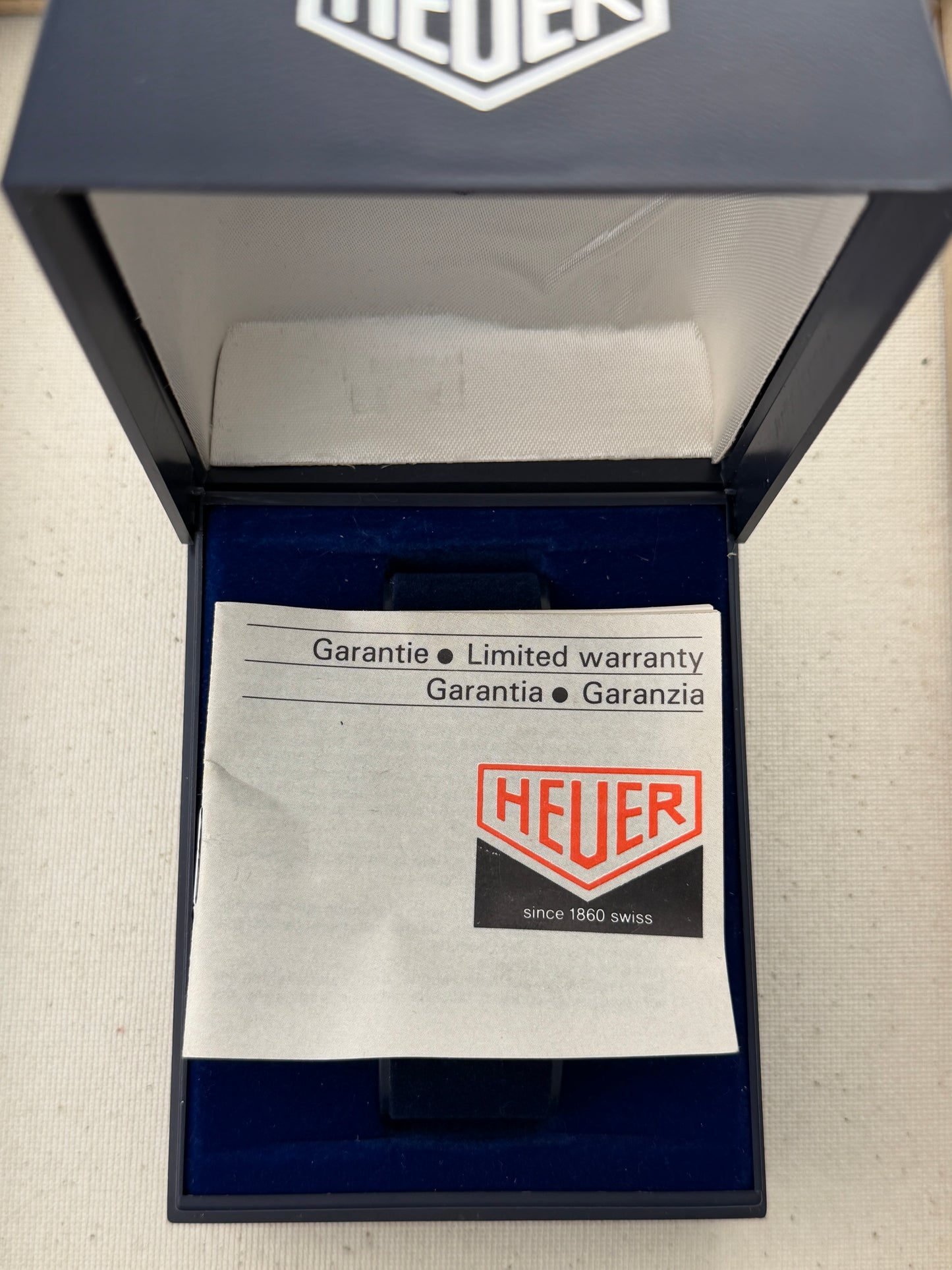 Heuer 5100 Pilot PVD Box/Papers NOS Vintage