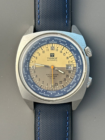 Tissot Navigator Seastar T12 World Timer Vintage