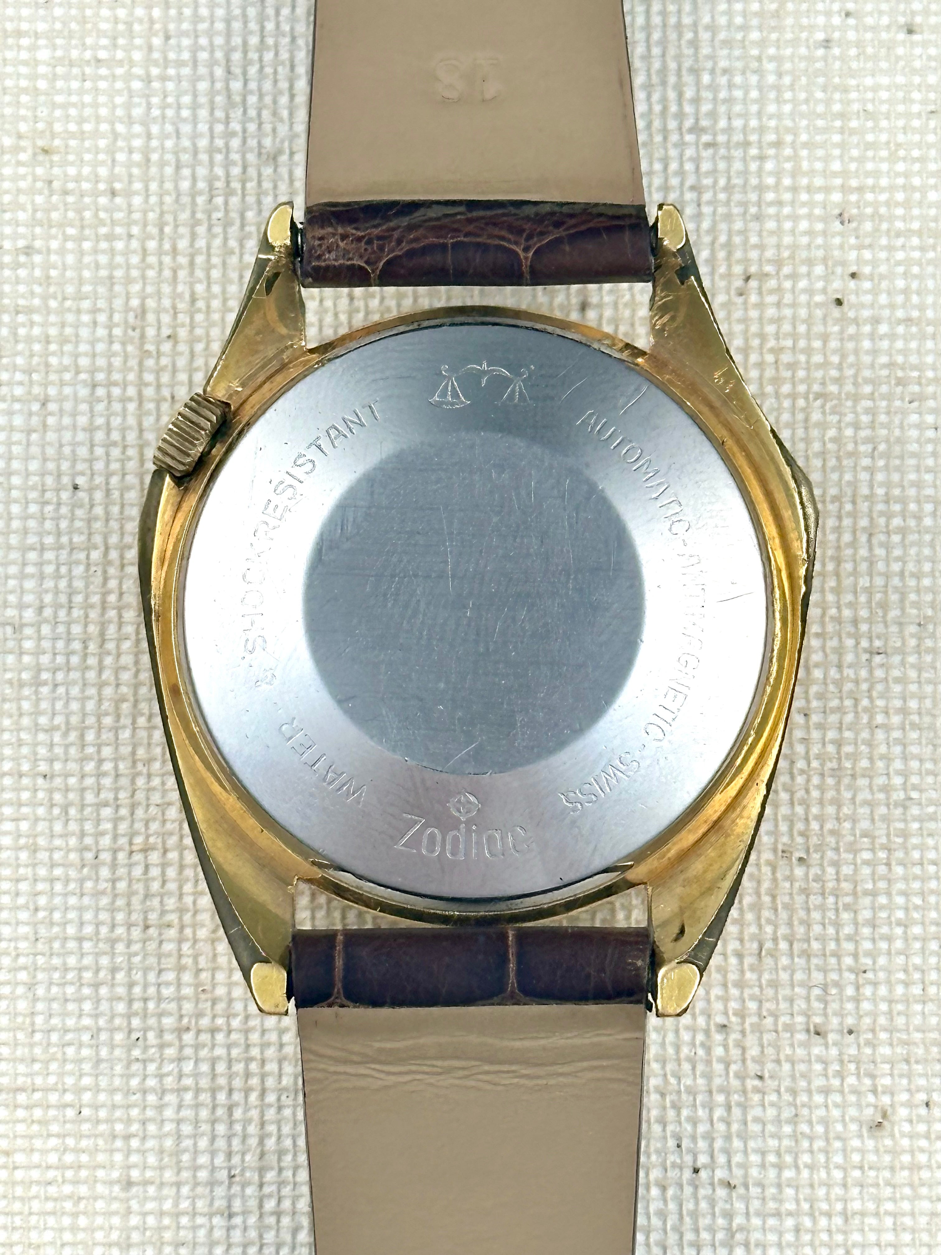 Zodiac Olympos Patina Dial Vintage – Old School Seconds