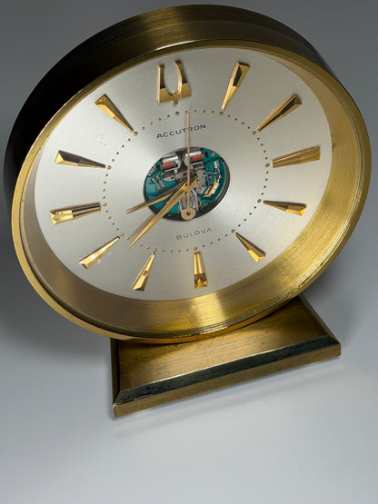 Accutron Spaceview Desk Clock Vintage