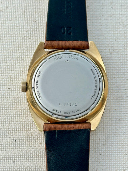 Bulova Carbon Fiber Crosshatch Dial Vintage