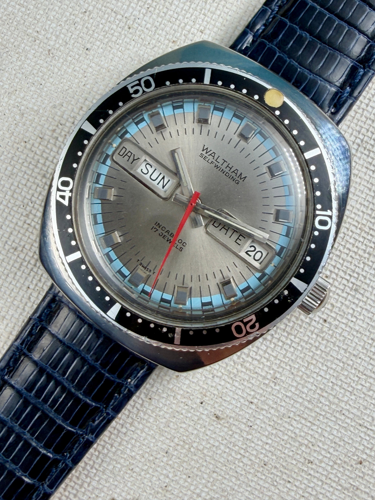 Waltham Day Date Diver Vintage