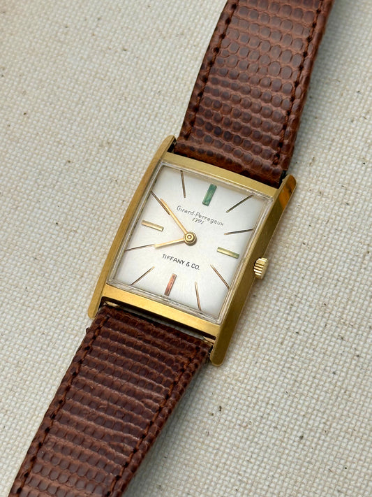 Girard Perregaux retailed by Tiffany Vintage 18k Gold