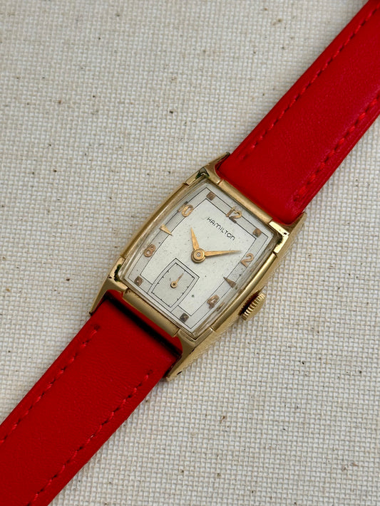 Hamilton Tank Red Strap Vintage