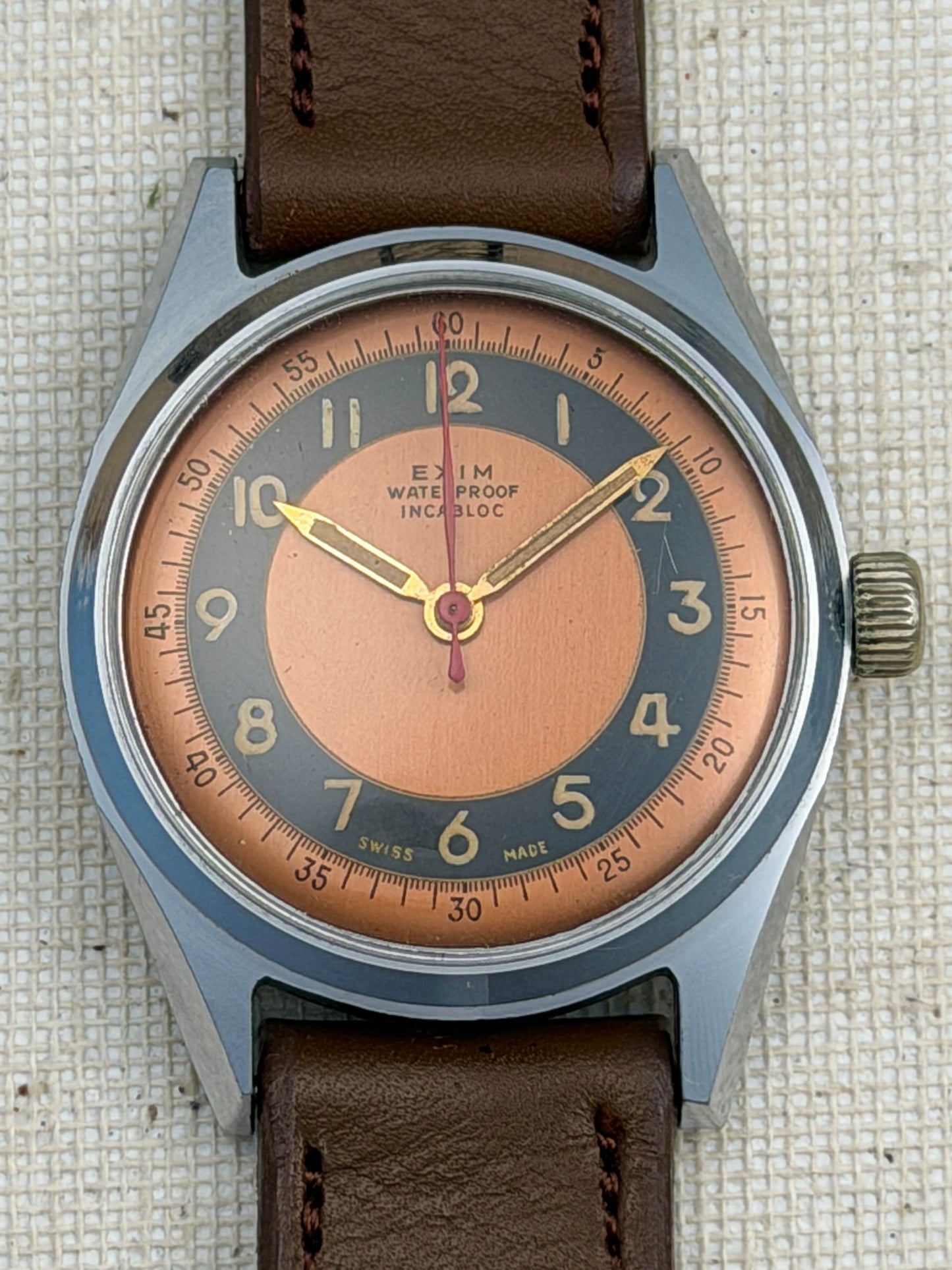 Exim Copper Bullseye Vintage
