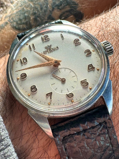 Lemania Waffle Dial Vintage