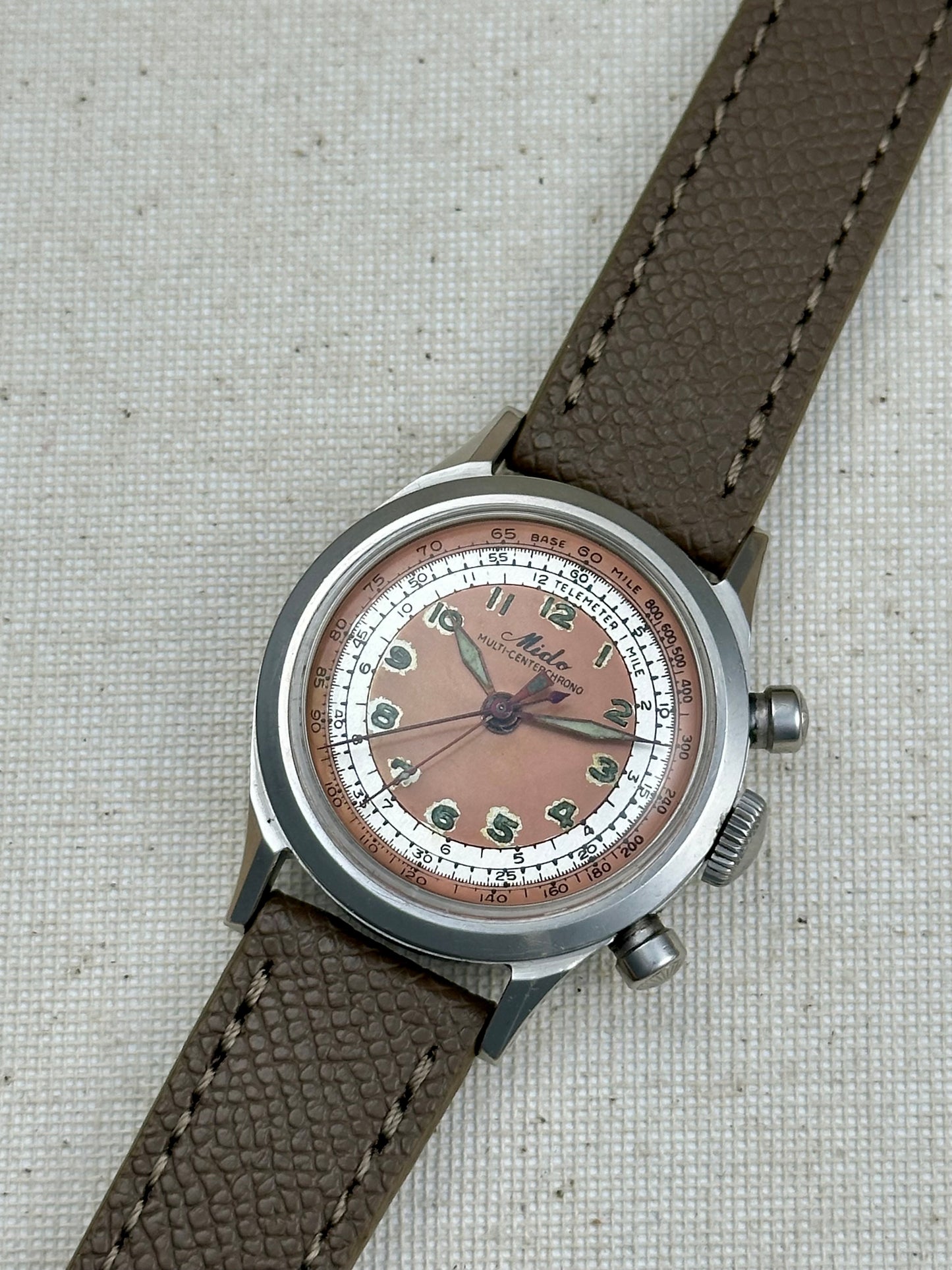 Mido Multicenterchrono Copper Dial Vintage