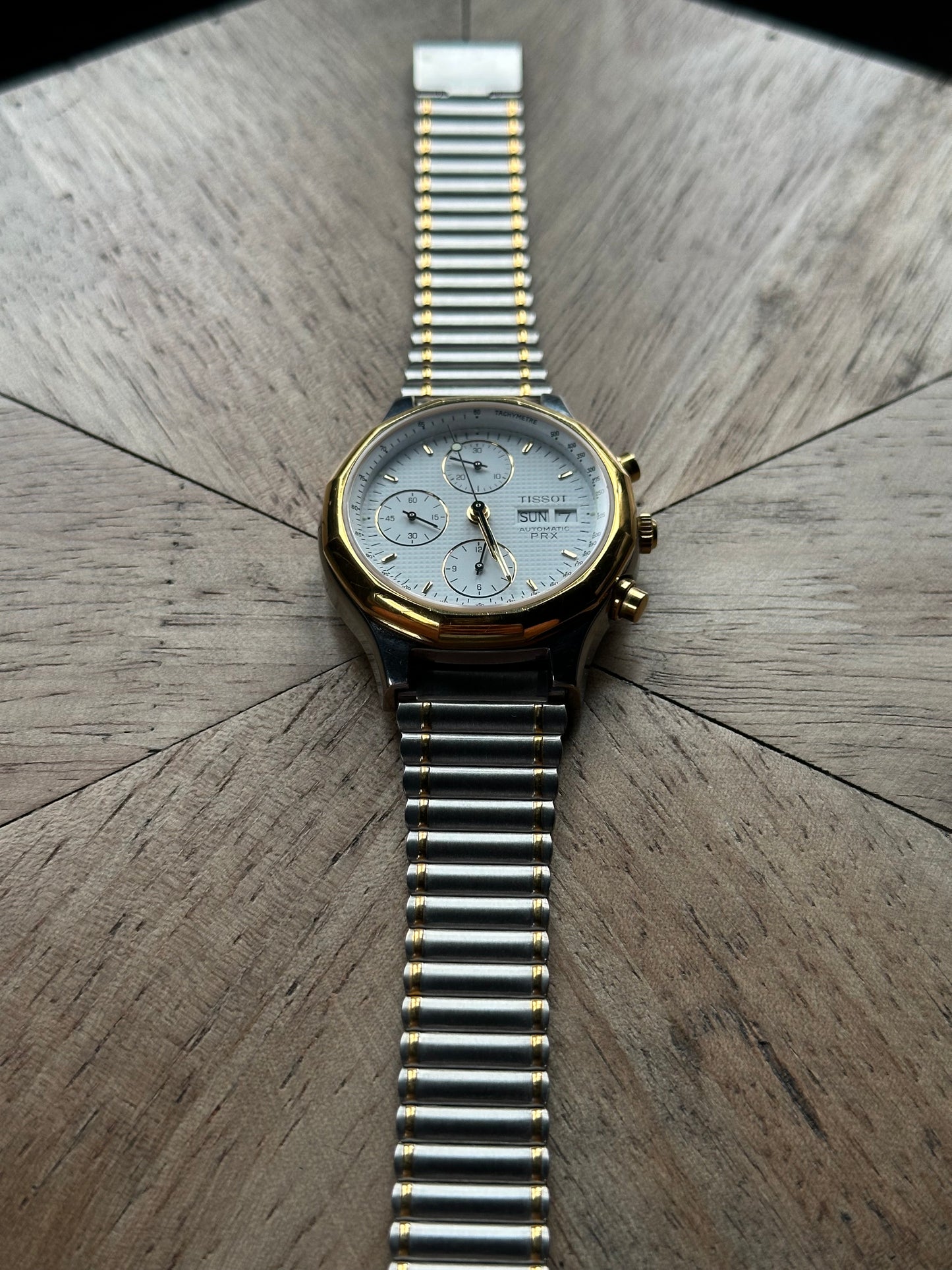 Tissot PRX Waffle Dial Neo-Vintage Stunner