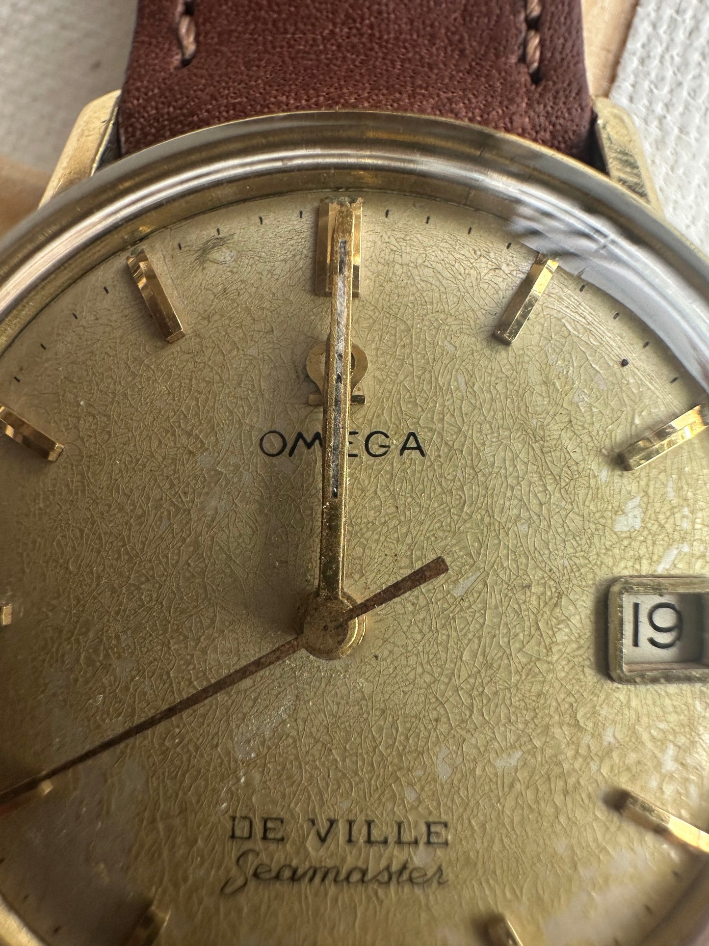 Omega Seamaster De Ville Patina Dial Vintage
