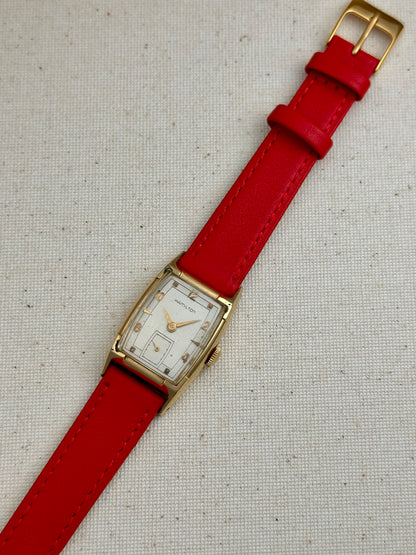 Hamilton Tank Red Strap Vintage