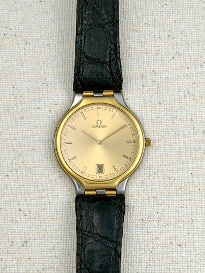 Omega 18k Bezel Quartz Vintage