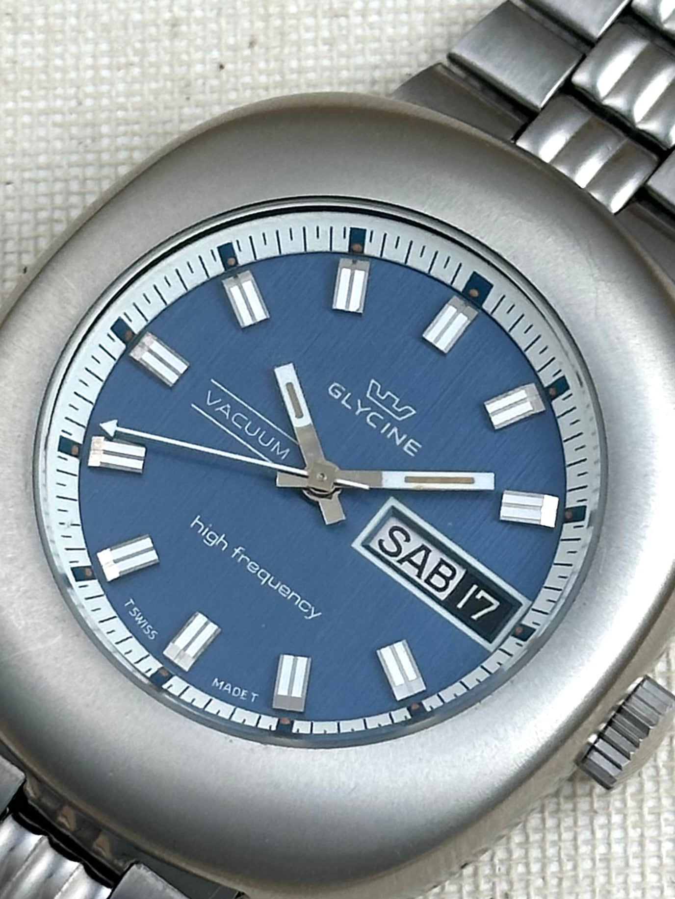 Glycine Vacuum High Frequency Metalic Blue Vintage