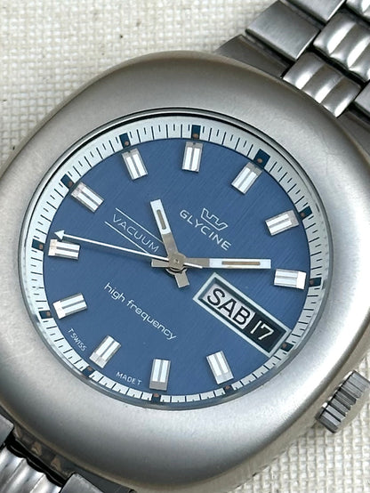 Glycine Vacuum High Frequency Metalic Blue Vintage