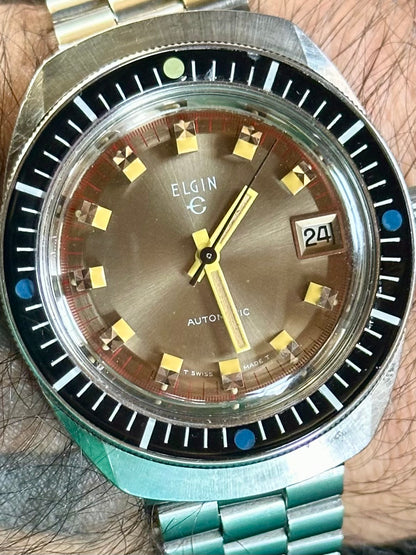Elgin 1969 Diver Vintage