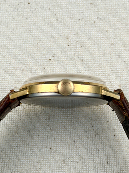 Helbros France Linen Dial Vintage