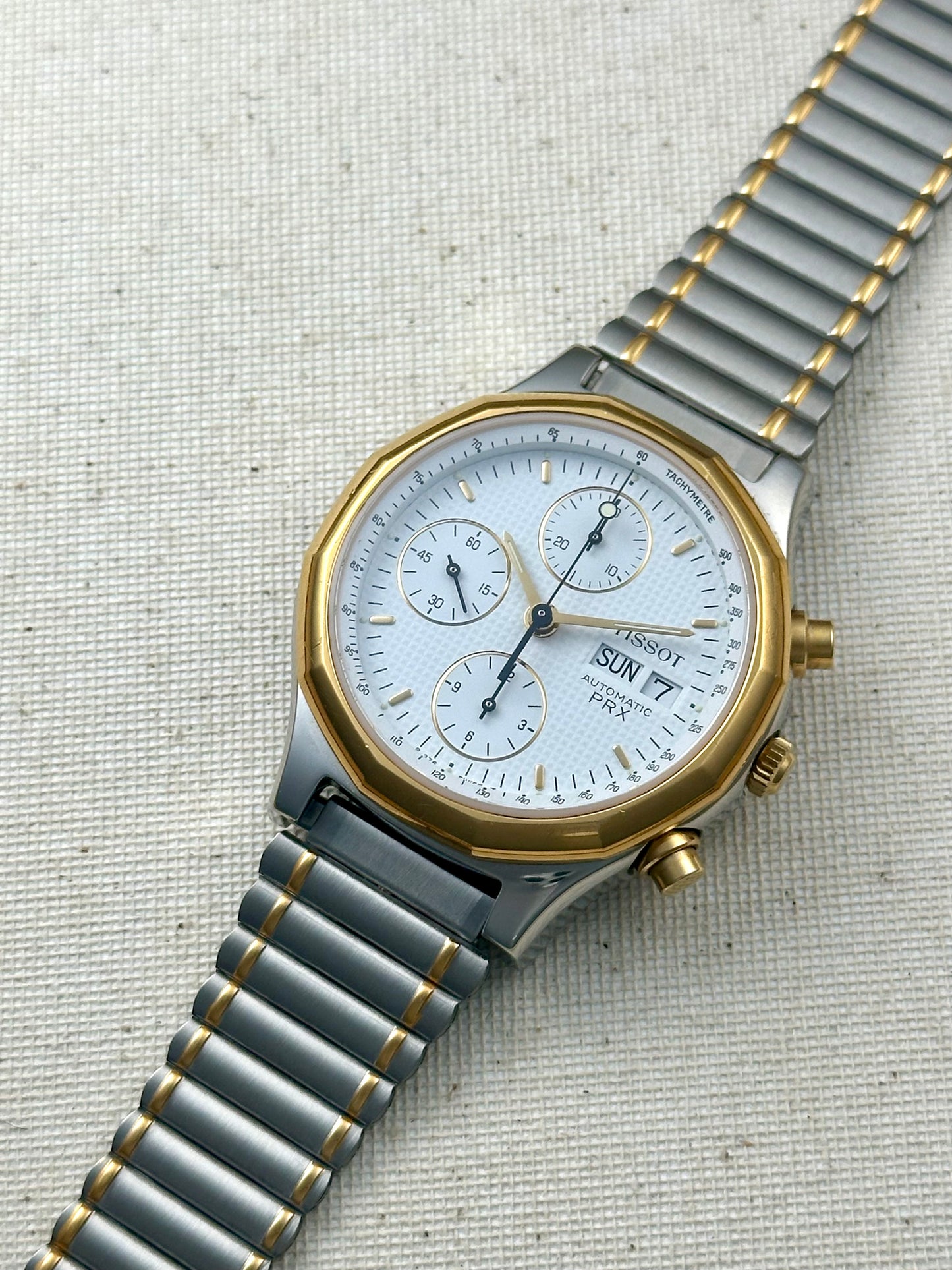 Tissot PRX Waffle Dial Neo-Vintage Stunner