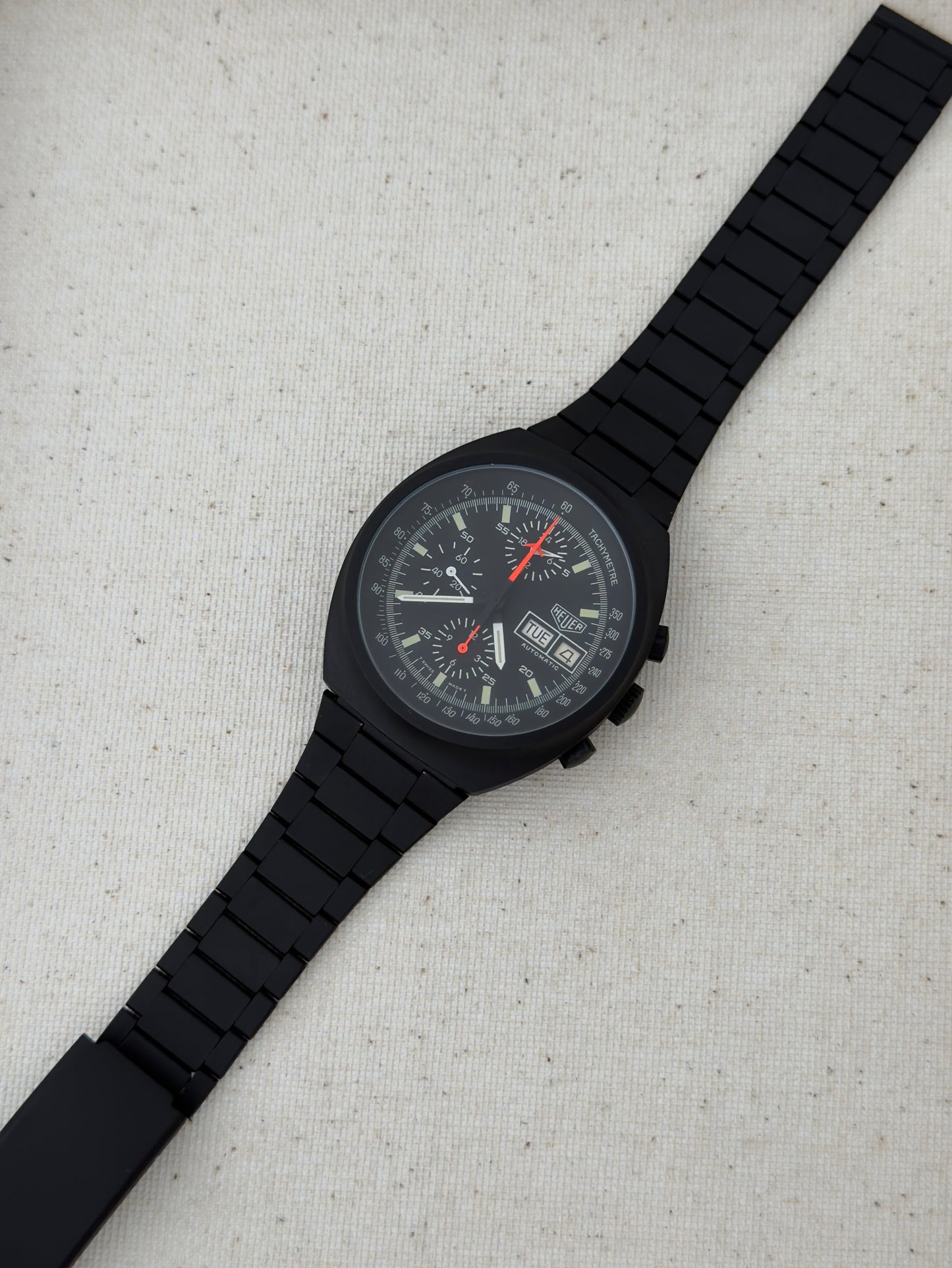 Heuer 5100 Pilot PVD Box/Papers NOS Vintage