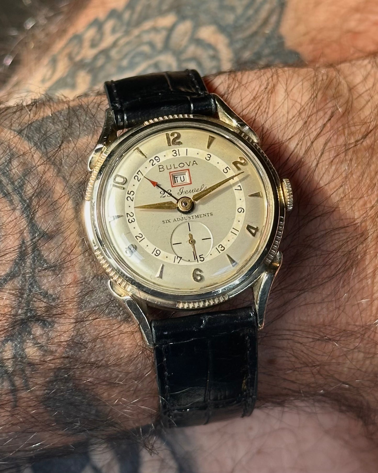 Bulova Calendar Pointer Date Vintage