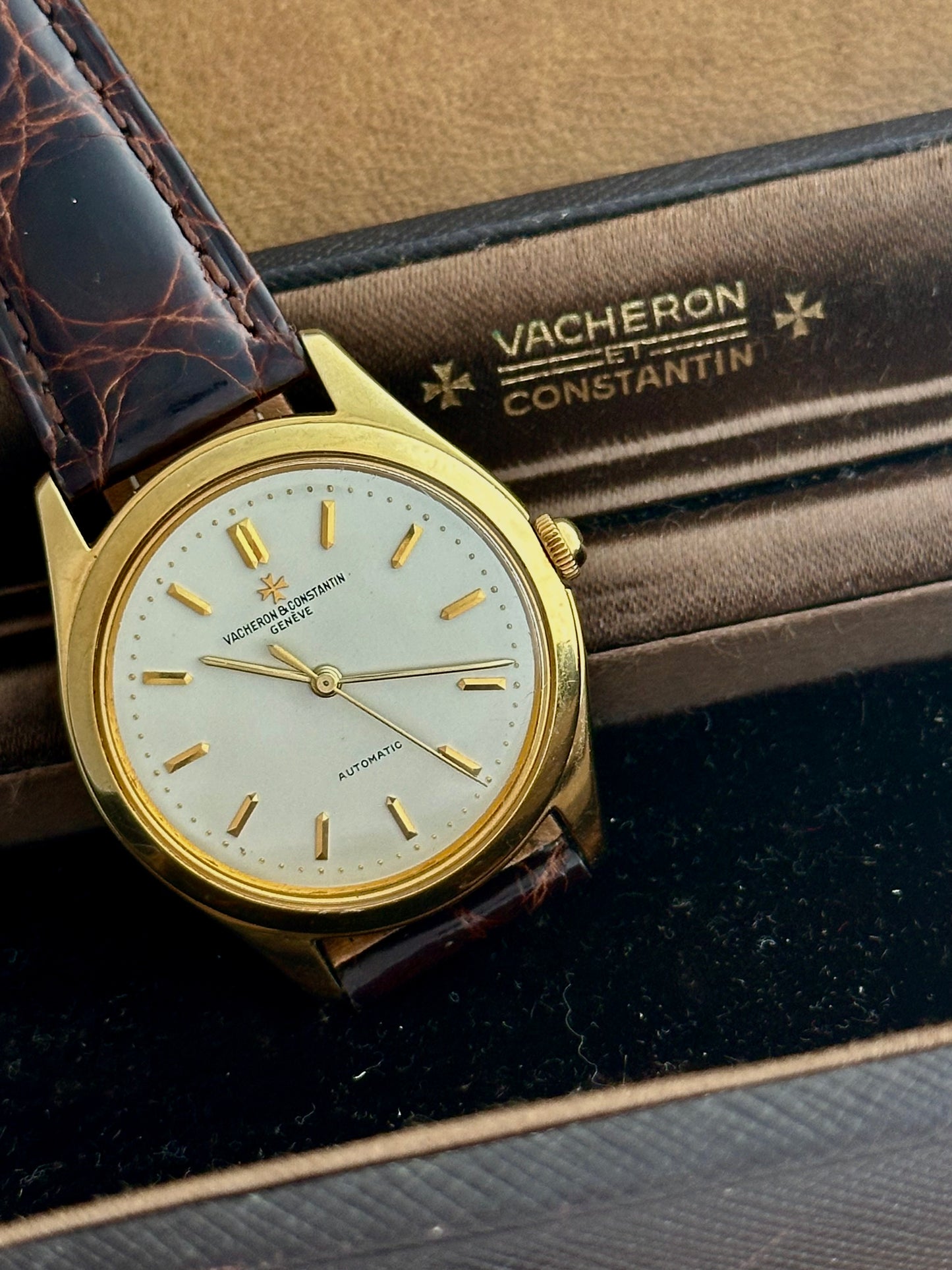 Vacheron Constantin 18k Calatrava w/ Coffin Box Vintage