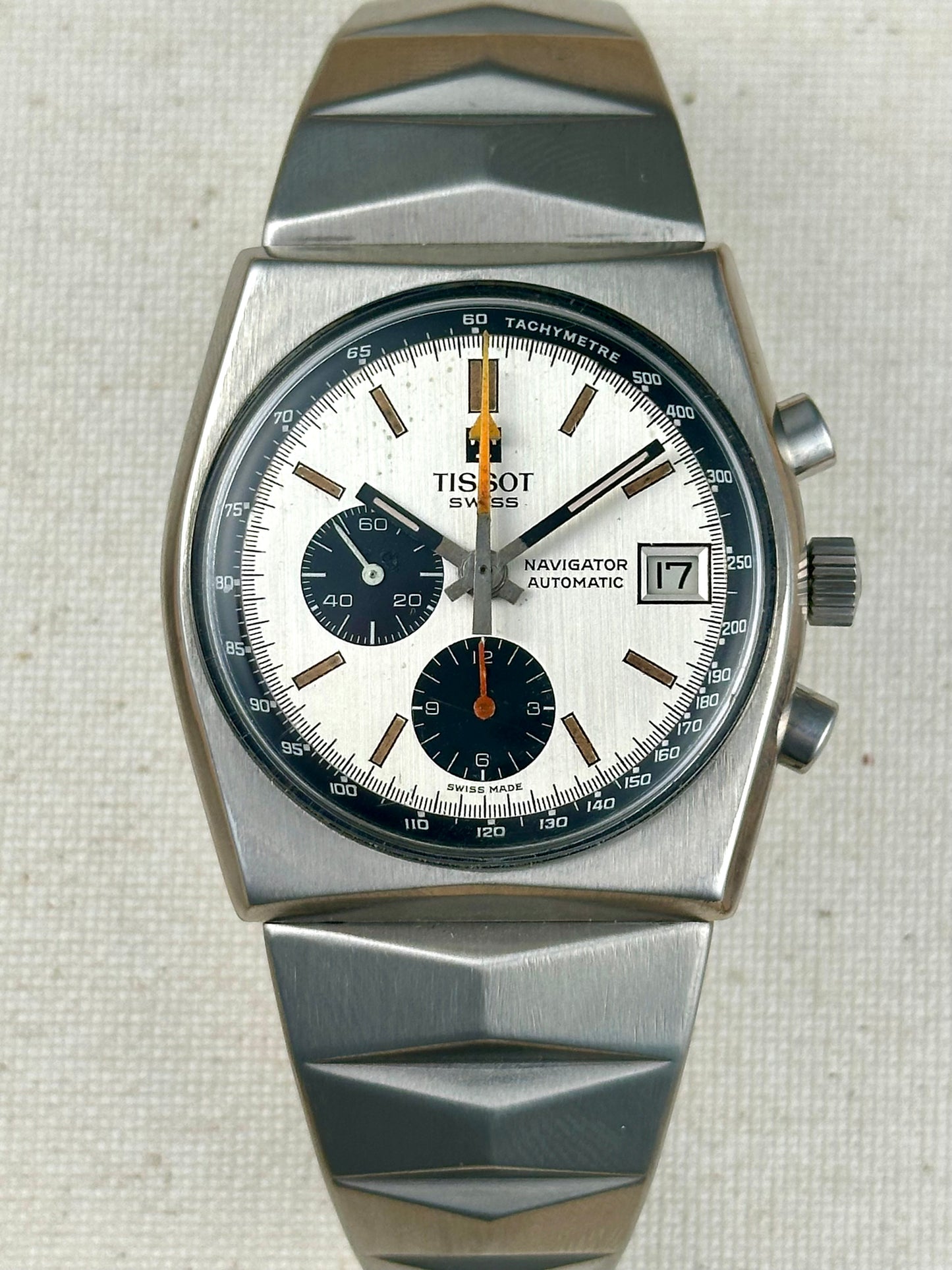 Tissot Navigator Chronograph "LOBSTER" Panda Vintage